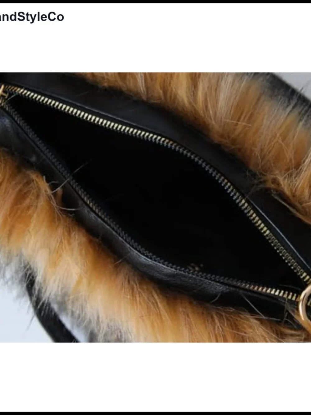 Faux Fur Tote Handbag Furry Fluffy Satchel Purse Shoulder Bag Women